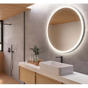 Espejo de baño con luz LED Londres Redondo Ledimex
