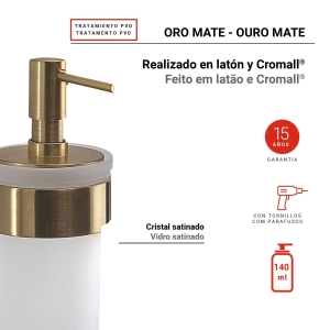 dosificador pirenei oro mate - Imagen 2