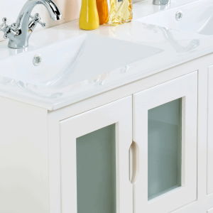 Mueble baño con patas rústico mod. León 120 cm - Imagen 7