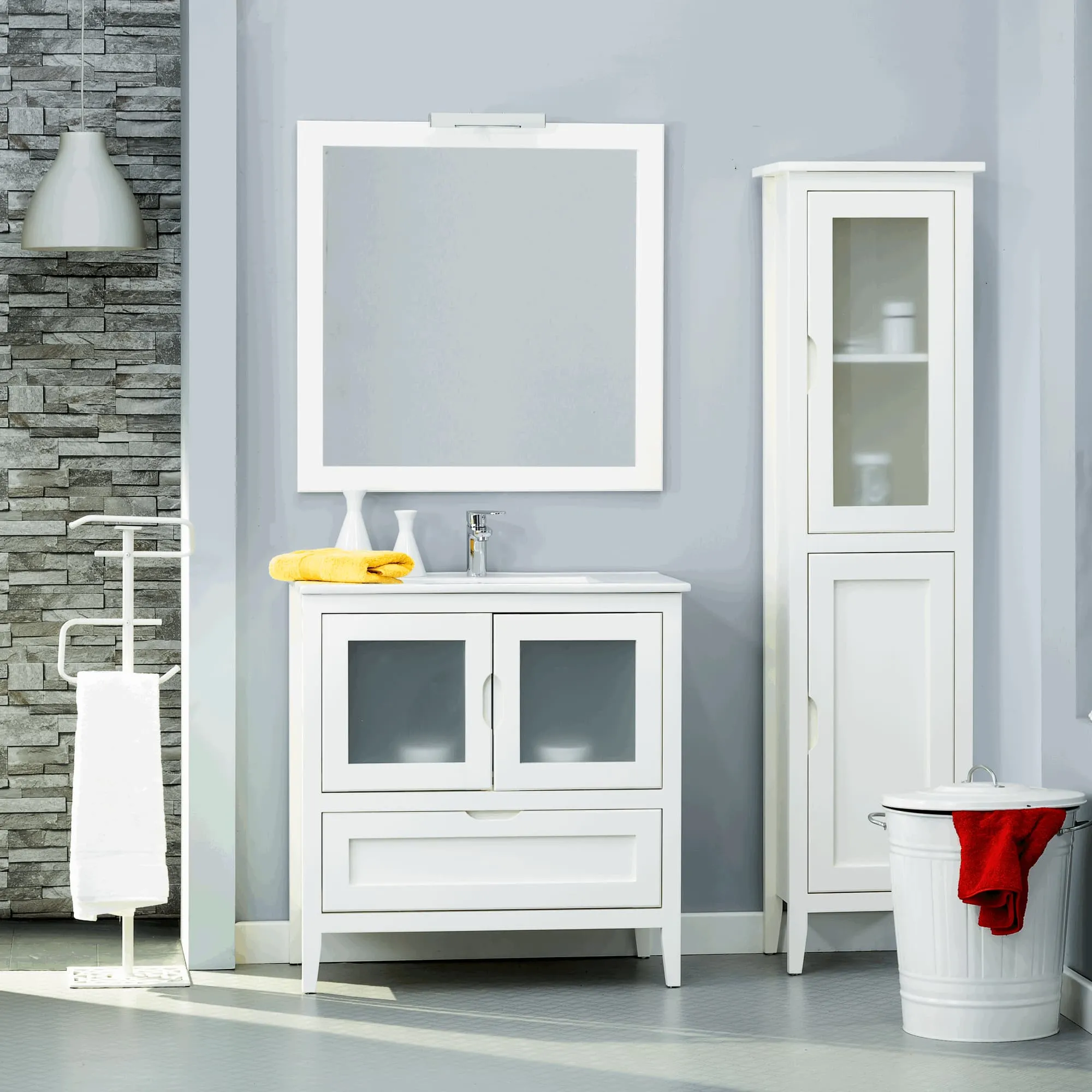 Leon-80-Blanco-I_11zon Mueble baño con patas rústico mod. Leon 60-70-80-90