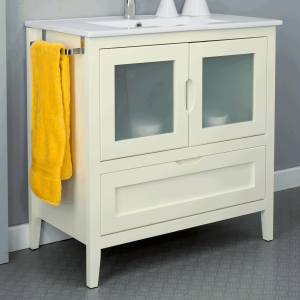 Mueble baño con patas rústico mod. Leon 100 cm - Imagen 4