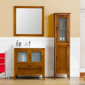 Mueble baño con patas rústico mod. Leon 60-70-80-90 - Imagen 7