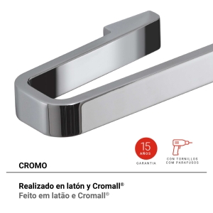 toallero argolla samoa cromo - Imagen 2