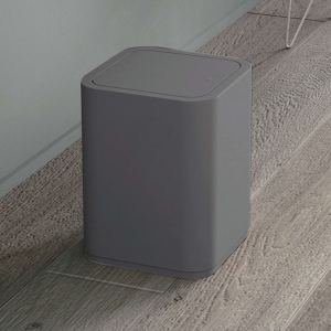 PAPELERA 8 lt SEVENTY GRIS - Imagen 4