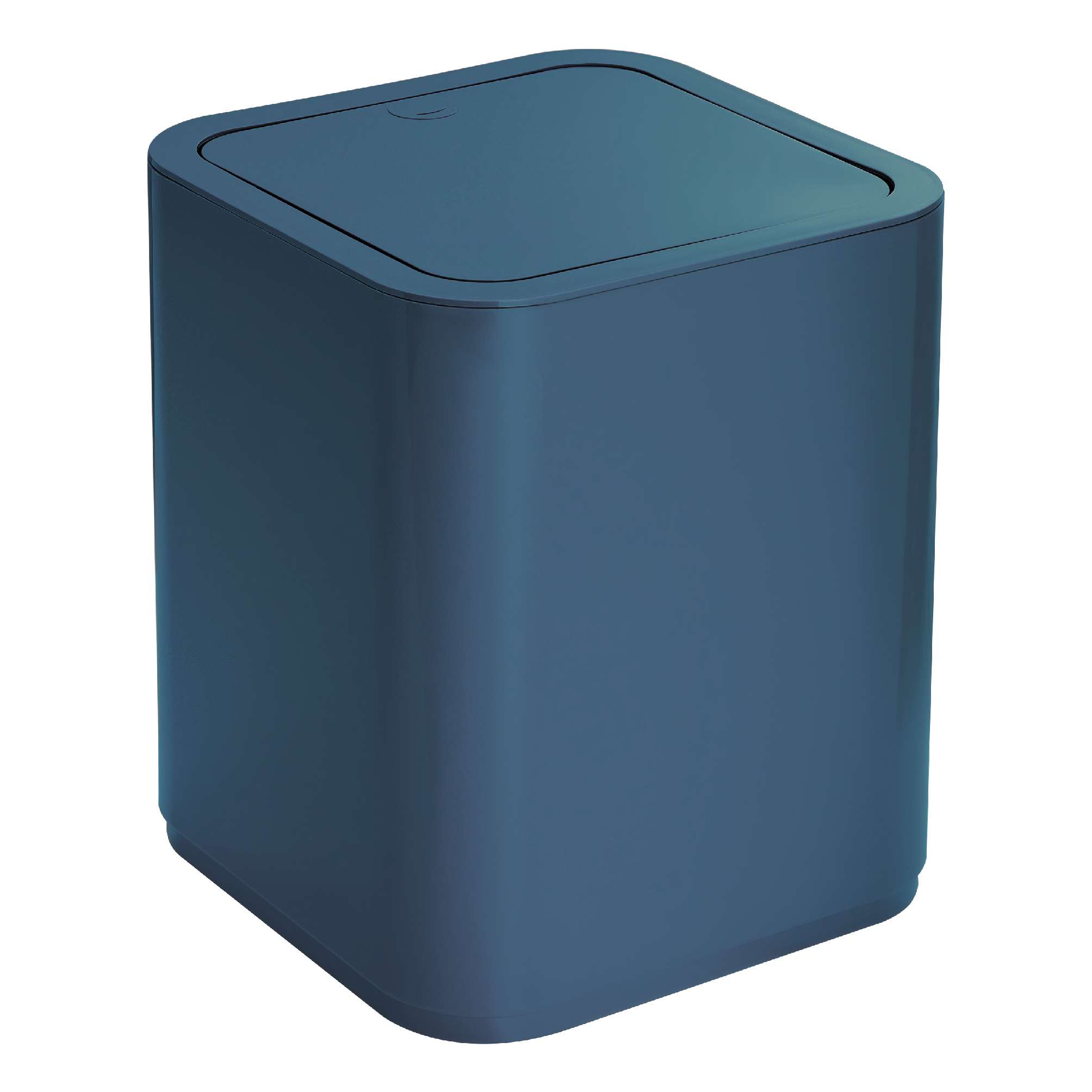 TfPxxh.jpg PAPELERA 8 lt SEVENTY AZUL PETROLEO - Imagen 1