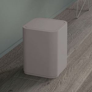 PAPELERA 8 lt SEVENTY BEIGE - Imagen 4
