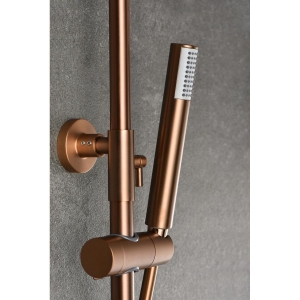 Conjunto ducha termostatico Monza oro rosa cepillado / BTM039/ORC - Imagen 3