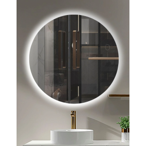 Espejo de baño con luz LED Oporto redondo Luz Fría 6500ºK