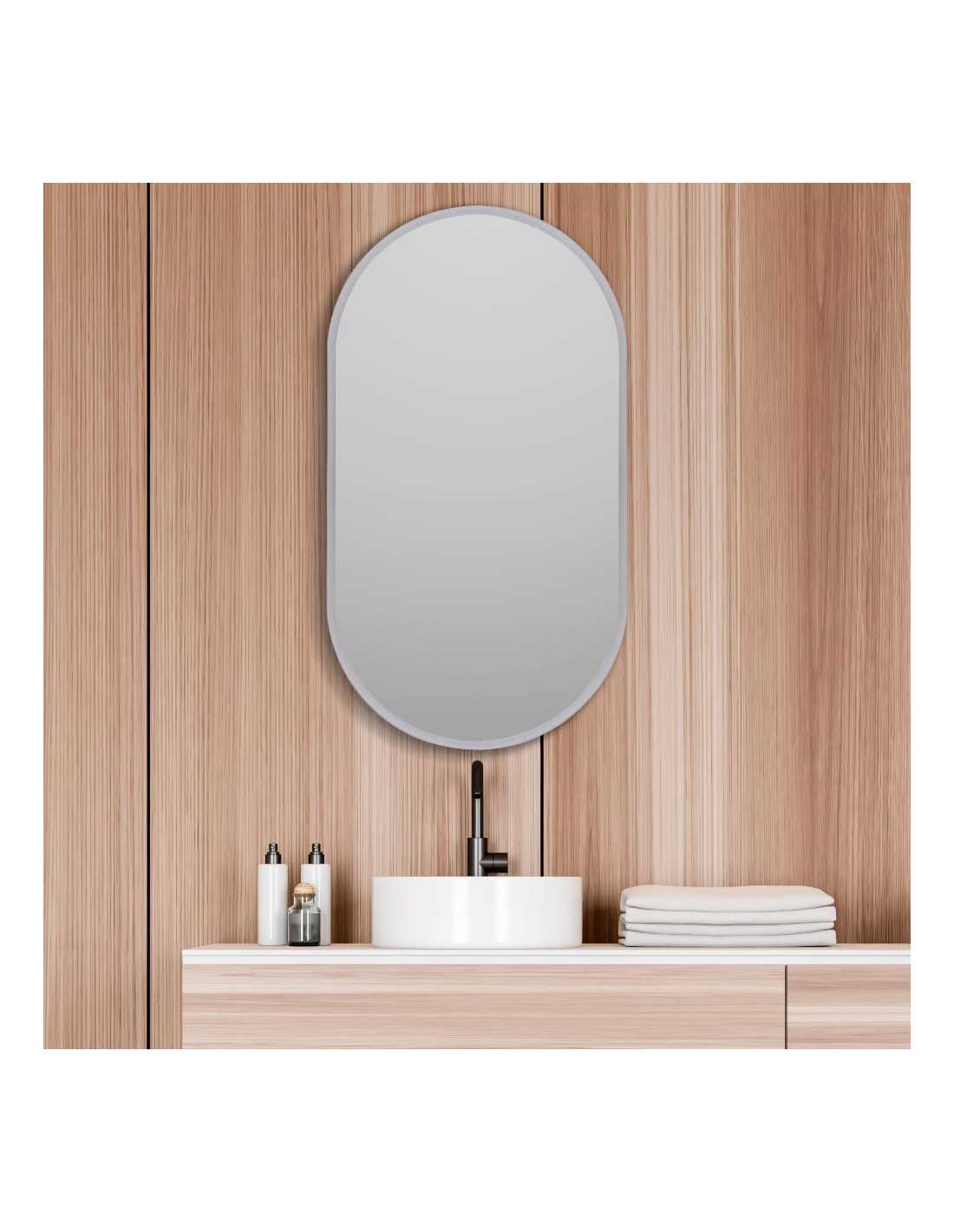 espejo-ovalado-b-926-de-50x90cm-acido Espejo para baño Ovalaldo B-926 Sand - Imagen 1