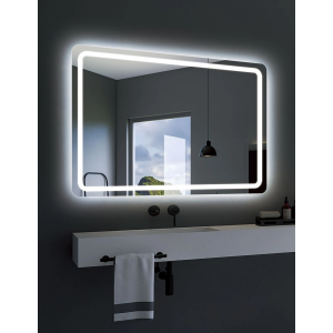 Espejo de baño con luz LED Grecia antivaho