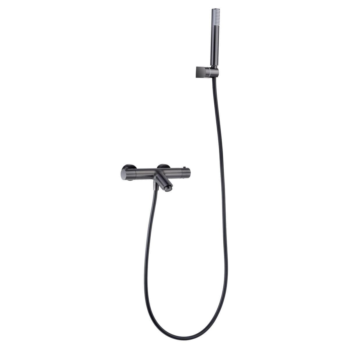 griferia-bgm-banera-monza-imex (1) Kit baño/ducha termostatico Monza black gun metal / BTM039-4BGM - Imagen 1