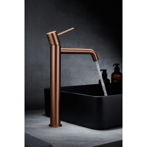 Monomando lavabo alto Monza oro rosa cepillado / BDM039-3ORC - Imagen 2