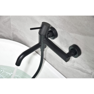 Monomando kit baño/ducha Monza negro mate / BDM039-4NG - Imagen 2