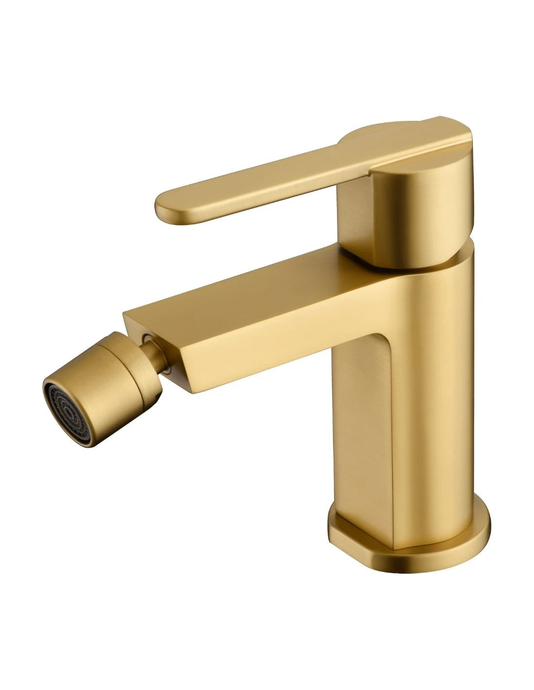 grifo-bidet-oro-oro-rosa-roma-imex Monomando bidé Roma oro cepillado / BDR001-2OC - Imagen 1