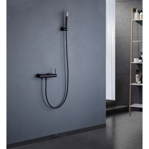 Monomando kit ducha Monza negro mate / BDM039-5NG - Imagen 4