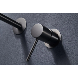 Monomando lavabo empotrado Monza black gun metal / GLM039/BGM - Imagen 3