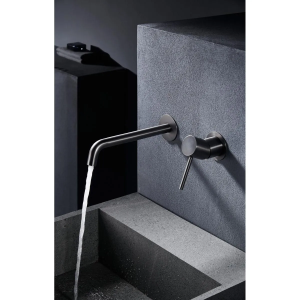 Monomando lavabo empotrado Monza black gun metal / GLM039/BGM - Imagen 4