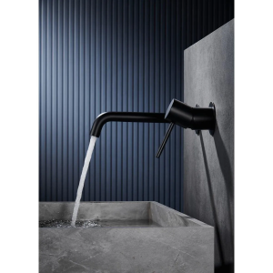 Monomando lavabo empotrado Monza negro mate / GLM039/NG - Imagen 3