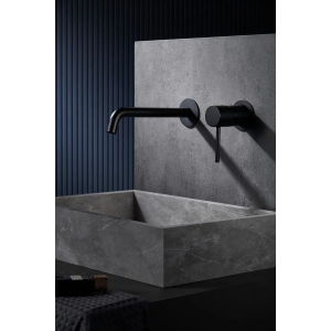 Monomando lavabo empotrado Monza negro mate / GLM039/NG - Imagen 4