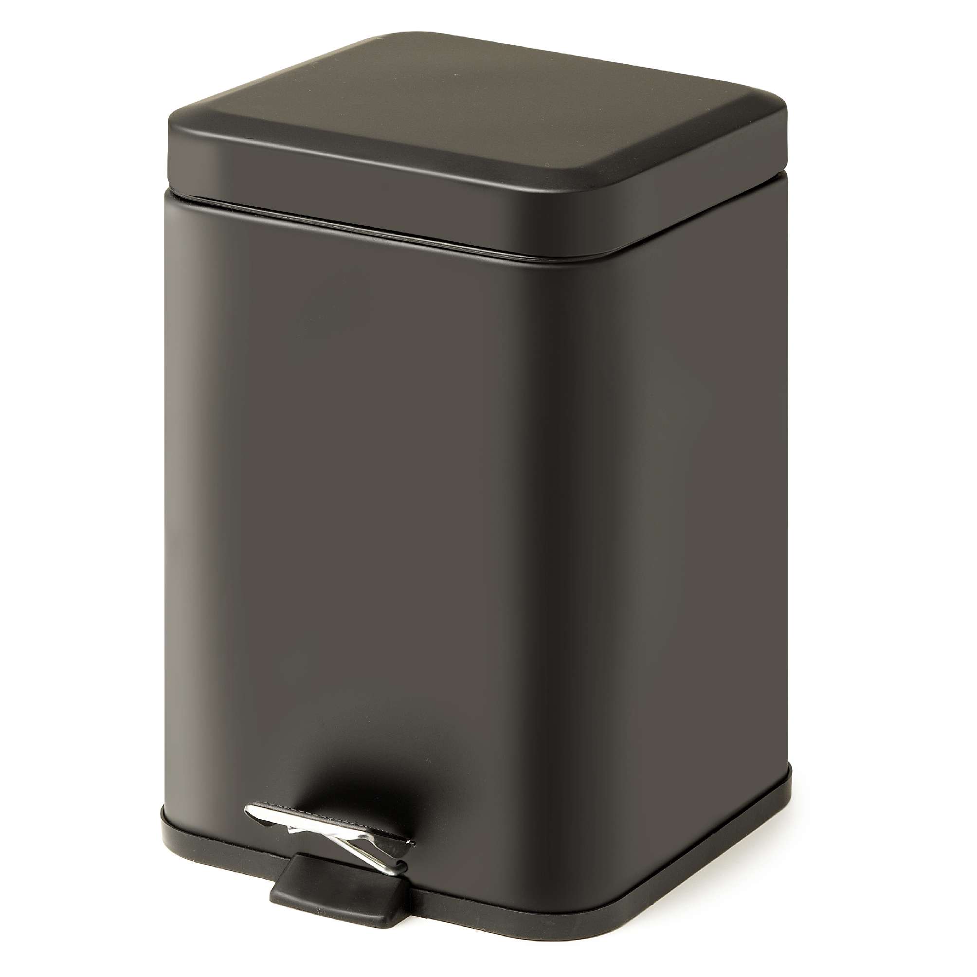 iUvQsE.jpg PAPELERA ARGENTA 5 lt NEGRO MATE - Imagen 1