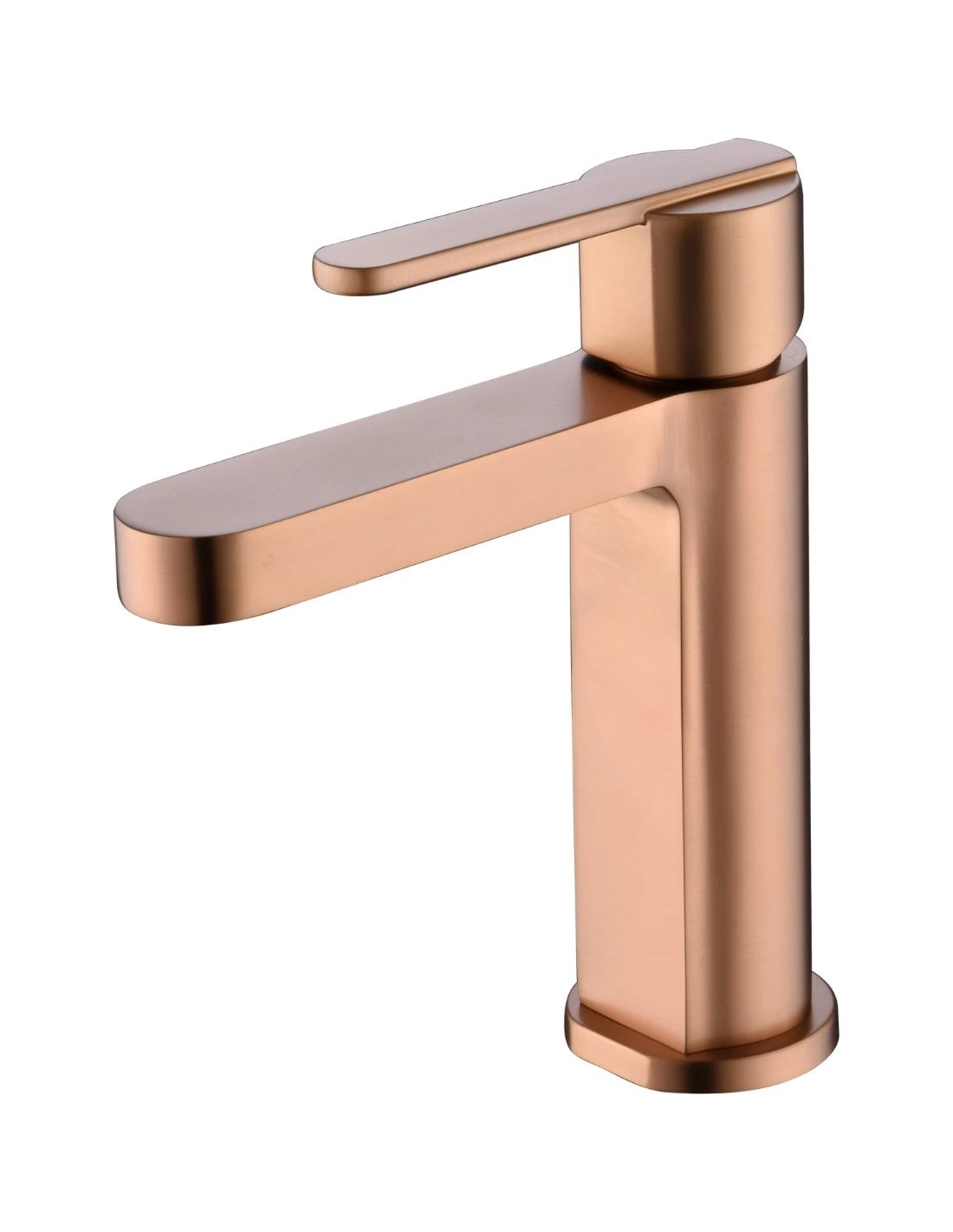 imex-roma-negro-grifo-lavabo-monomando (1) Monomando lavabo Roma oro rosa cepillado / BDR001-1ORC - Imagen 1