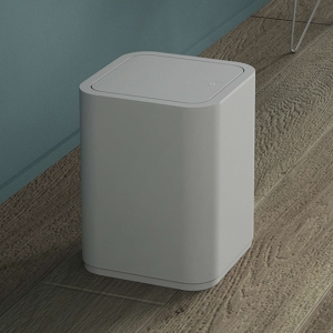 PAPELERA 8 lt SEVENTY BLANCO - Imagen 4
