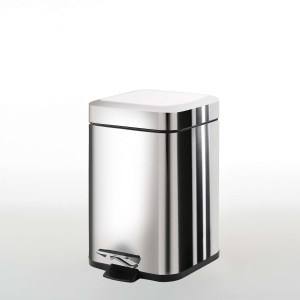 PAPELERA 3 lt ARGENTA CROMO - Imagen 4