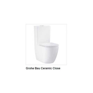 Tapa compatible Wc Duroplast Bau recto de Grohe blanca - Imagen 3