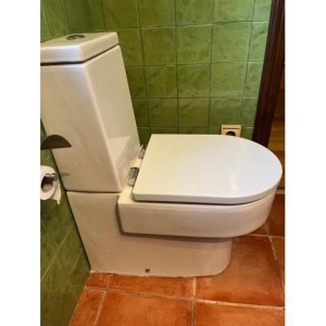 Tapa compatible Wc Duroplast Happening de Roca blanca - Imagen 2
