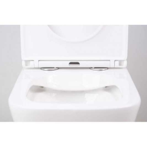 Tapa compatible Wc Duroplast Meridian de Roca blanca - Imagen 8