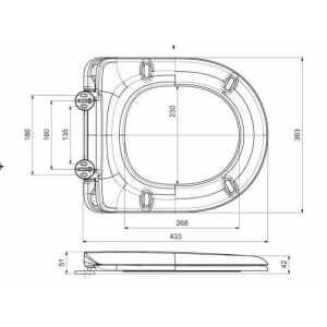 Tapa Wc compatible Duroplast Aquarium de Cifial blanca ( H. Acero ) - Imagen 7