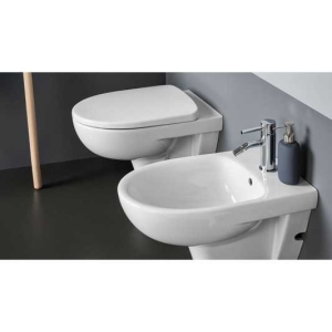 Tapa compatible Wc Duroplast Selnova de Geberit blanca - Imagen 3