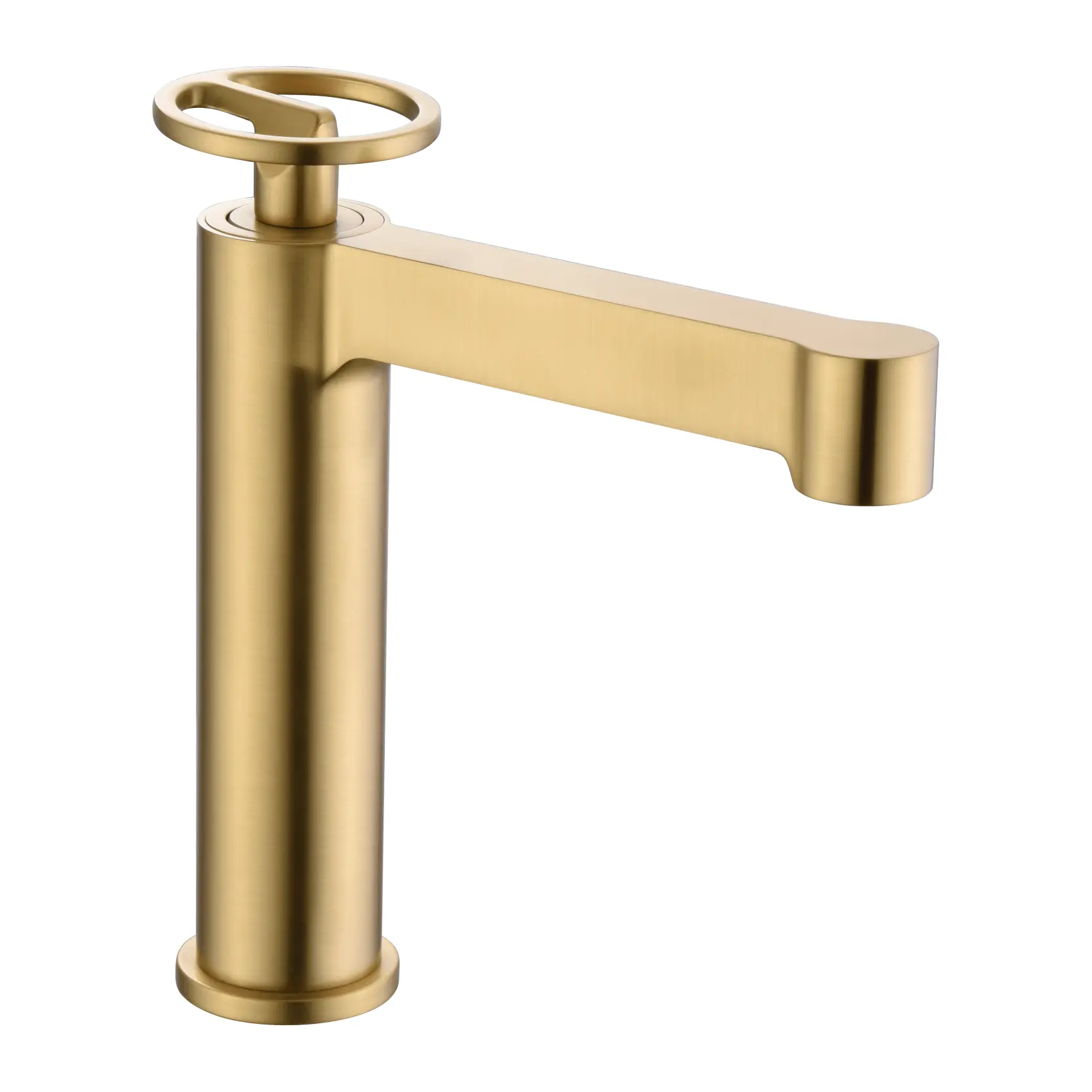 BDC033-1OC Monomando lavabo Olimpo oro cepillado / BDC033-1OC