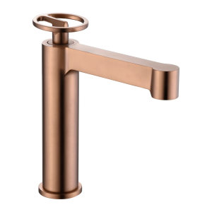 Monomando lavabo Olimpo oro rosa cepillado / BDC033-1ORC