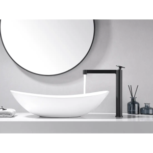 Monomando lavabo caño alto Olimpo negro mate / BDC033-3NG - Imagen 2