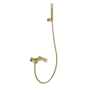 Kit ducha Olimpo oro cepillado / BDC033-5OC