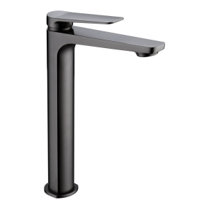 Monomando lavabo caño alto Napoles black gun metal / BDN047-3BGM