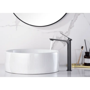 Monomando lavabo caño alto Napoles negro mate / BDN047-3NG - Imagen 2