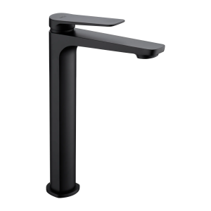 Monomando lavabo caño alto Napoles negro mate / BDN047-3NG
