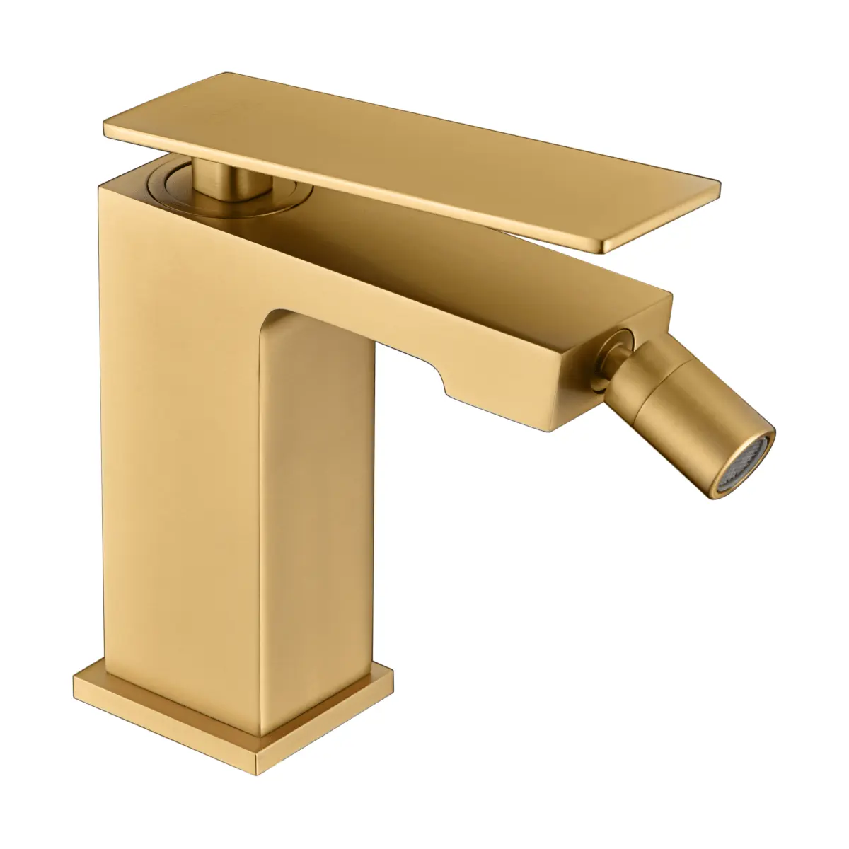 BDP048-2OC Monomando bide Pisa oro cepillado / BDP048-2OR