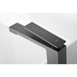 Monomando lavabo caño alto Pisa Blakc gun metal / BDP048-3BGM - Imagen 2