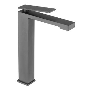 Monomando lavabo caño alto Pisa Blakc gun metal / BDP048-3BGM