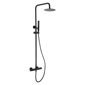 Conjunto de ducha termostático Napoles negro mate / BTN047/NG