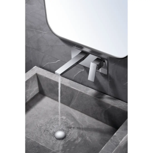 Monomando lavabo empotrado Pisa cromo / GLP048 - Imagen 2