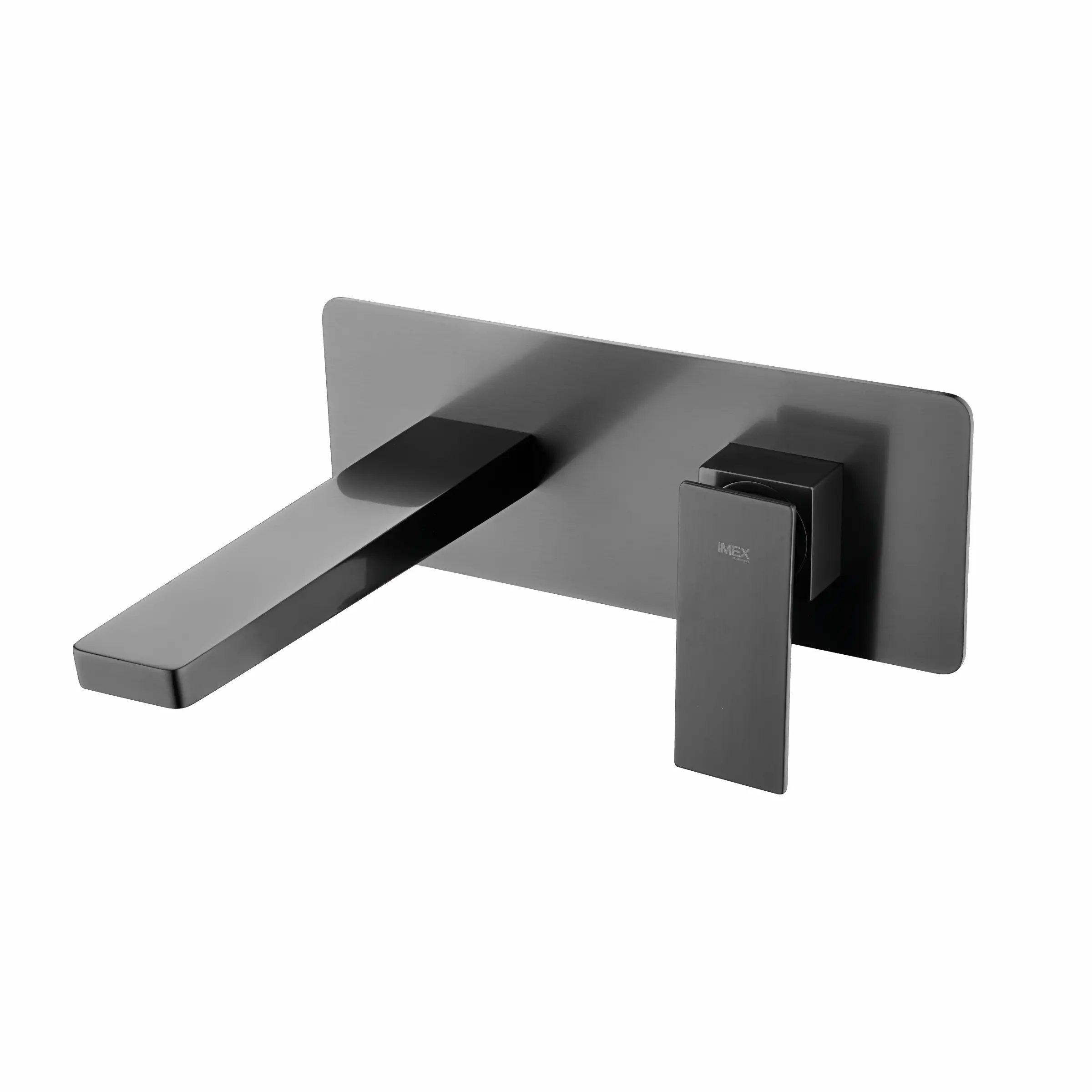 GLP048-BGM Monomando lavabo empotrado Pisa black gun metal / GLP048/BGM