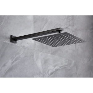 Conjunto de ducha empotrado monomando Pisa black gun metal / GPP048BGM Roc. 20x20 - Imagen 2