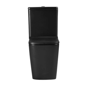 Inodoro negro mate rimless con salida dual y tapa de cierre amortiguado PISA Aquore - Imagen 6