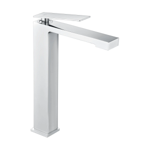 Monomando lavabo caño alto Pisa cromo / BDP048-3