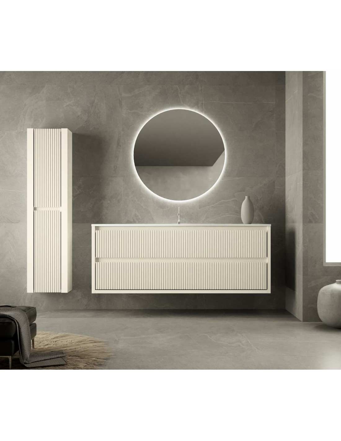 mueble-bano-danubio-de-2-cajones-8090100180-4 Mueble baño suspendido Danubio de 2 cajones 80,90,100,…180