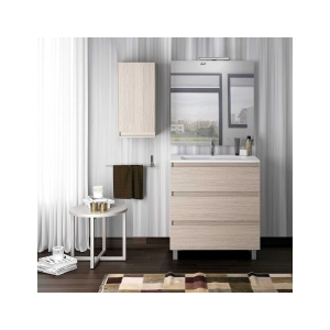 Mueble de baño con patas Box 3C Laminado de Visobath